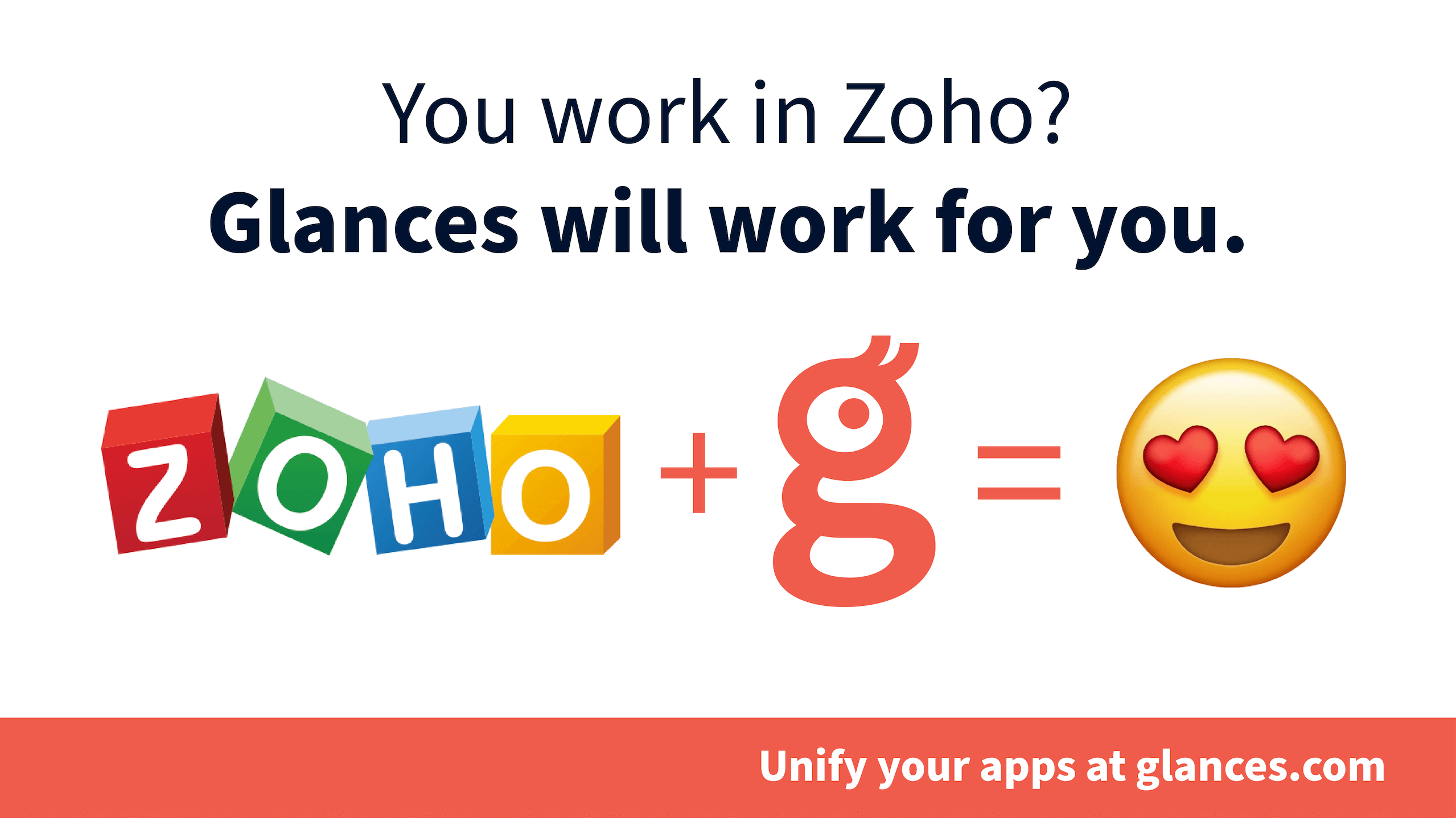 Zoho and Glances: Your Key to View Real-time CRM Data in Any App | Glances