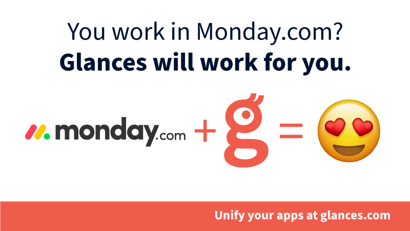 You work in Monday.com? Glances will work for you.